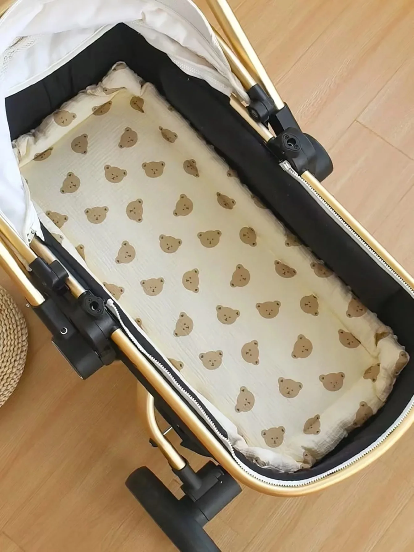 Cosy Poussette Bébé Coussin Transport Bébé 012 Mois Tissu Doux Motifs
