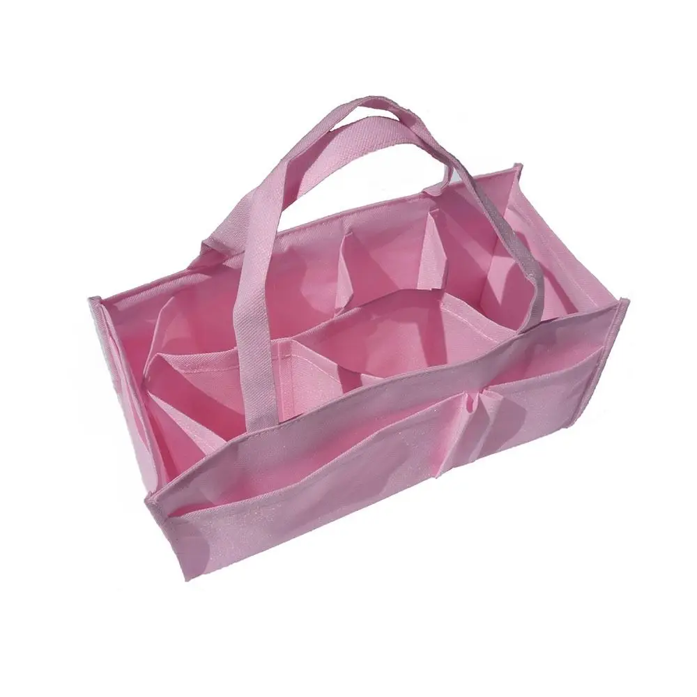 Organisateur de rangement portable pour bébé sac à couches grande capacité compartiments internes poignées ren