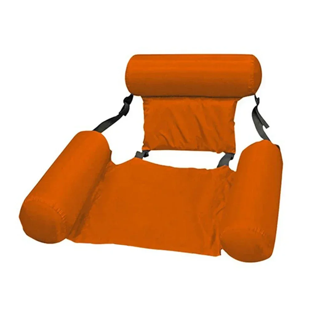 Hammock d'eau flottant pliable chaise longue gonflable tapis de piscine