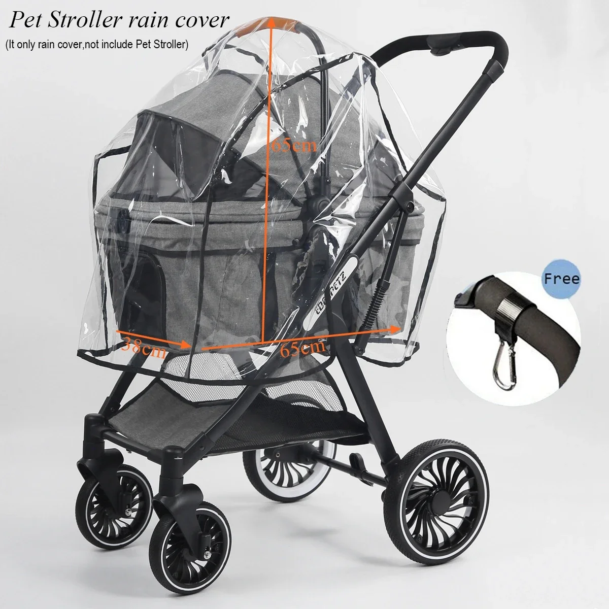 Couverture de pluie pour poussette bébé accessoire haute qualité