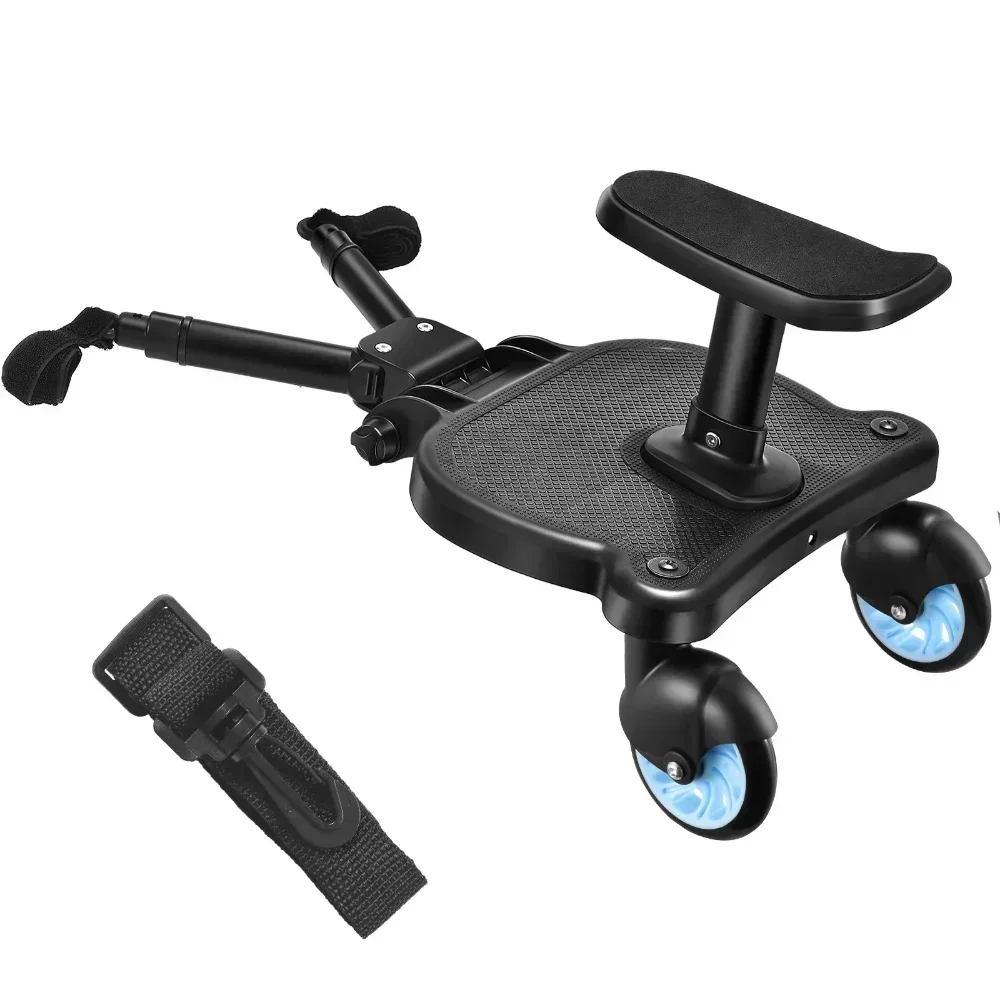 Adapter universel de planche de marche pour poussettes siège avec reposebras roues pivotantes portable sécurit