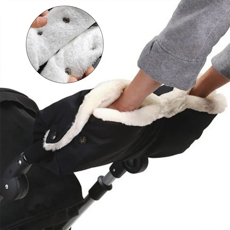 Gants de poussette chauds hiver universels imperméables et résistants
