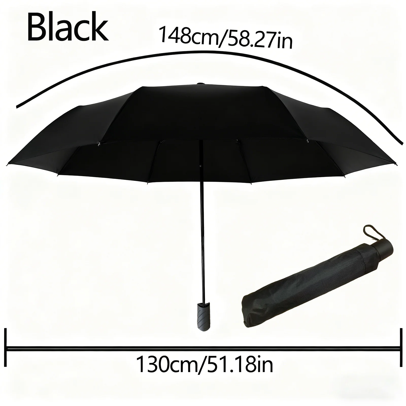 Parapluie pliant imperméable protection UV compact portable urbain extérieur voyage adulte brosse rangement no