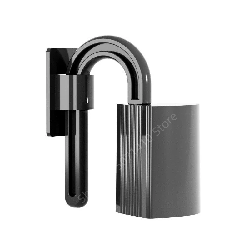 Serrure de sécurité métal antigrip pour portes protection antipincement mains cadenas durable design moderne i