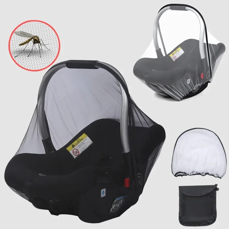 Moustiquaire pour siège auto bébé protection contre insectes filet antimoustiques housse de sécurité design po