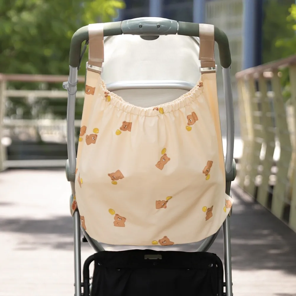 Sac de rangement multifonction poussette bébé motif ours lapin grande