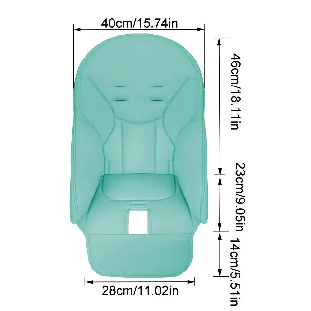 Coussin de siège pour bébé en tissu synthétique bleu rembourrage
