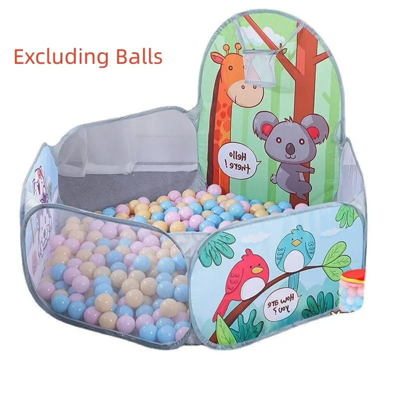 Parc à balles extensible pour enfants jeu éducatif design coloré