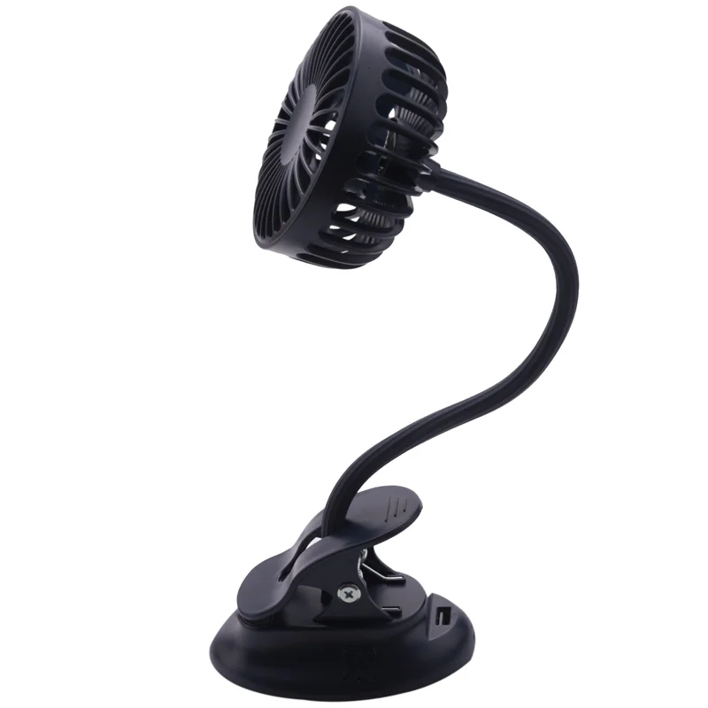 Ventilateur clipon pour poussette 3 vitesses réglables flexible
