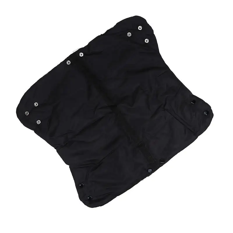 Couverture de protection imperméable pour poussette noir grande taille