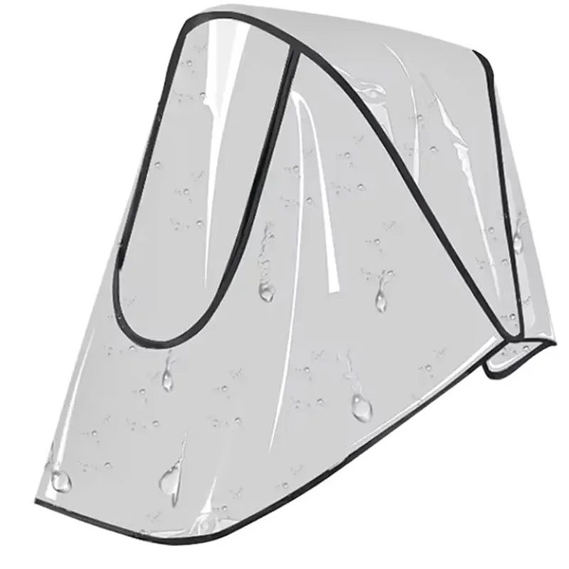 Visière protection bébé paresoleil transparent imperméable flexibilité haute qualité large couverture visage