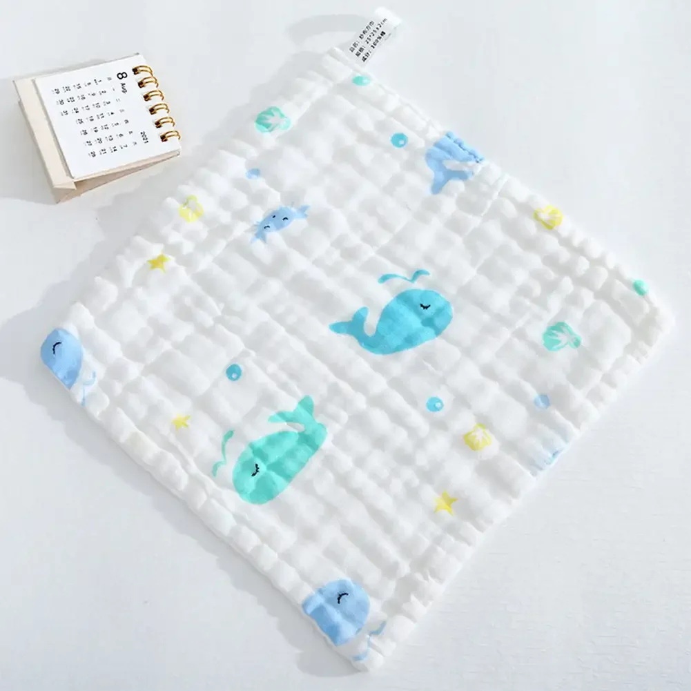 Serviettes absorbantes en mousseline de gaze pour bébé en coton bio doux idéales pour le bain l'alimentation e